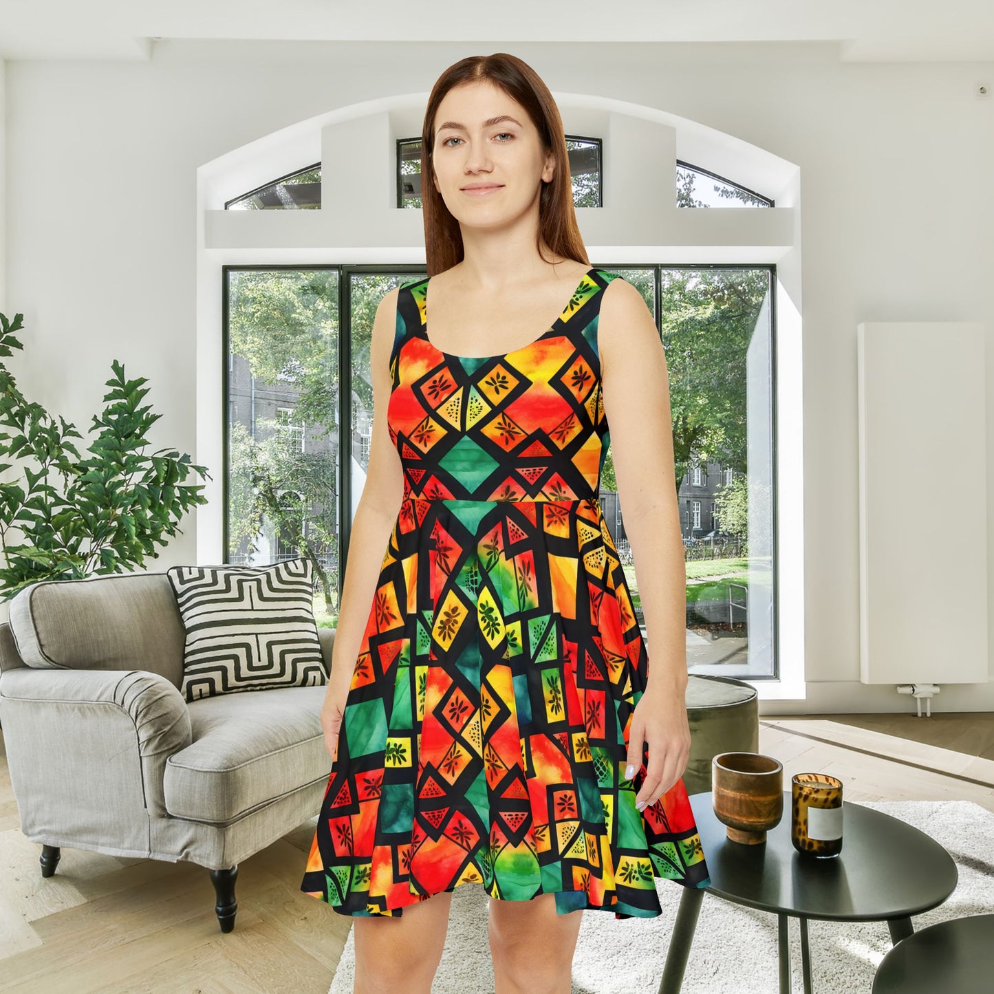 Freedom Flame Women's Skater Dress