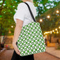 Emerald Star Garden Canvas Tote Bag