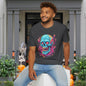 Psycho Skull Adult T-shirt