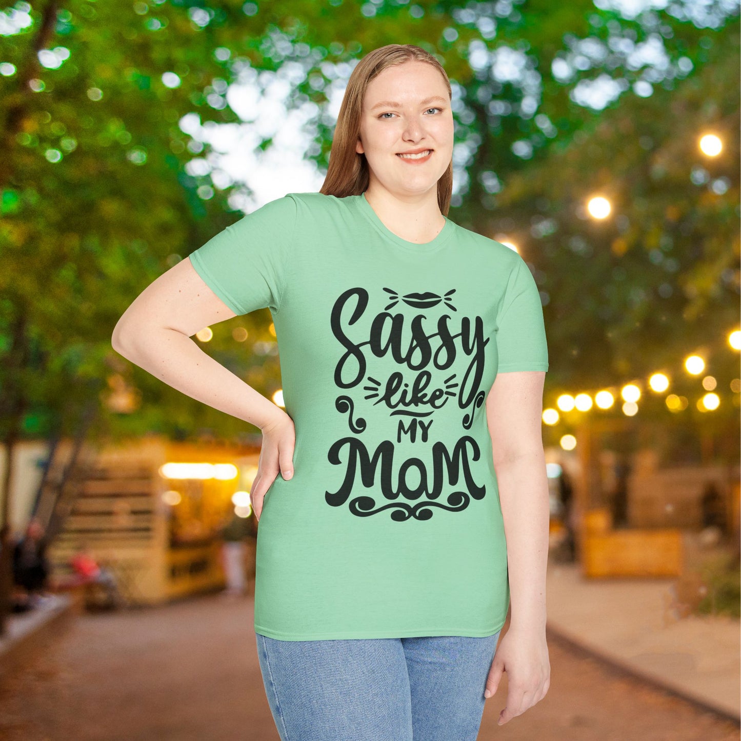 Sassy Like My Mom Adult T-shirt