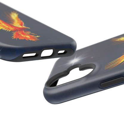 Phoenix Over Nebula MagSafe® Compatible Tough Case for iPhone