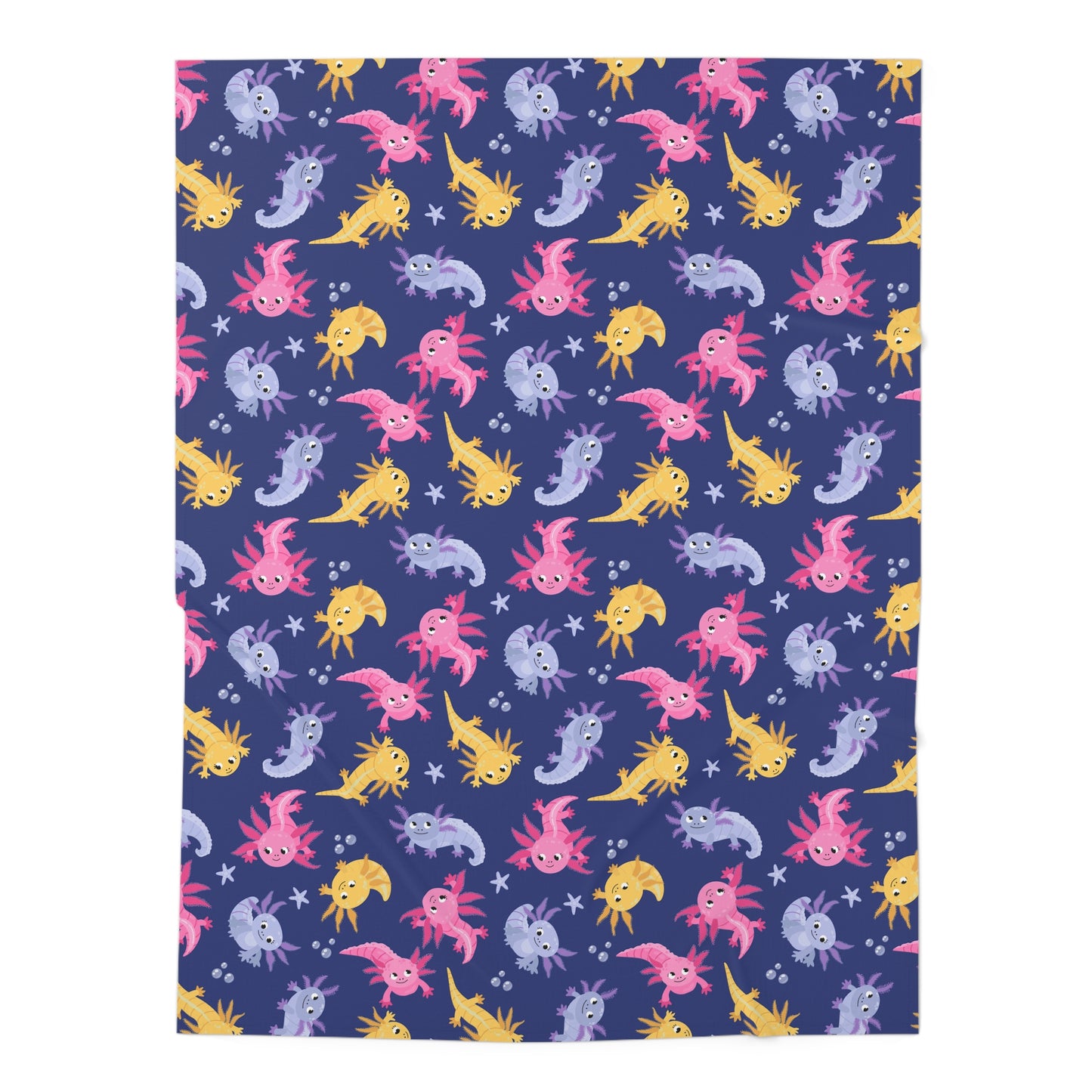 Axolotl Lagoon Baby Swaddle Blanket