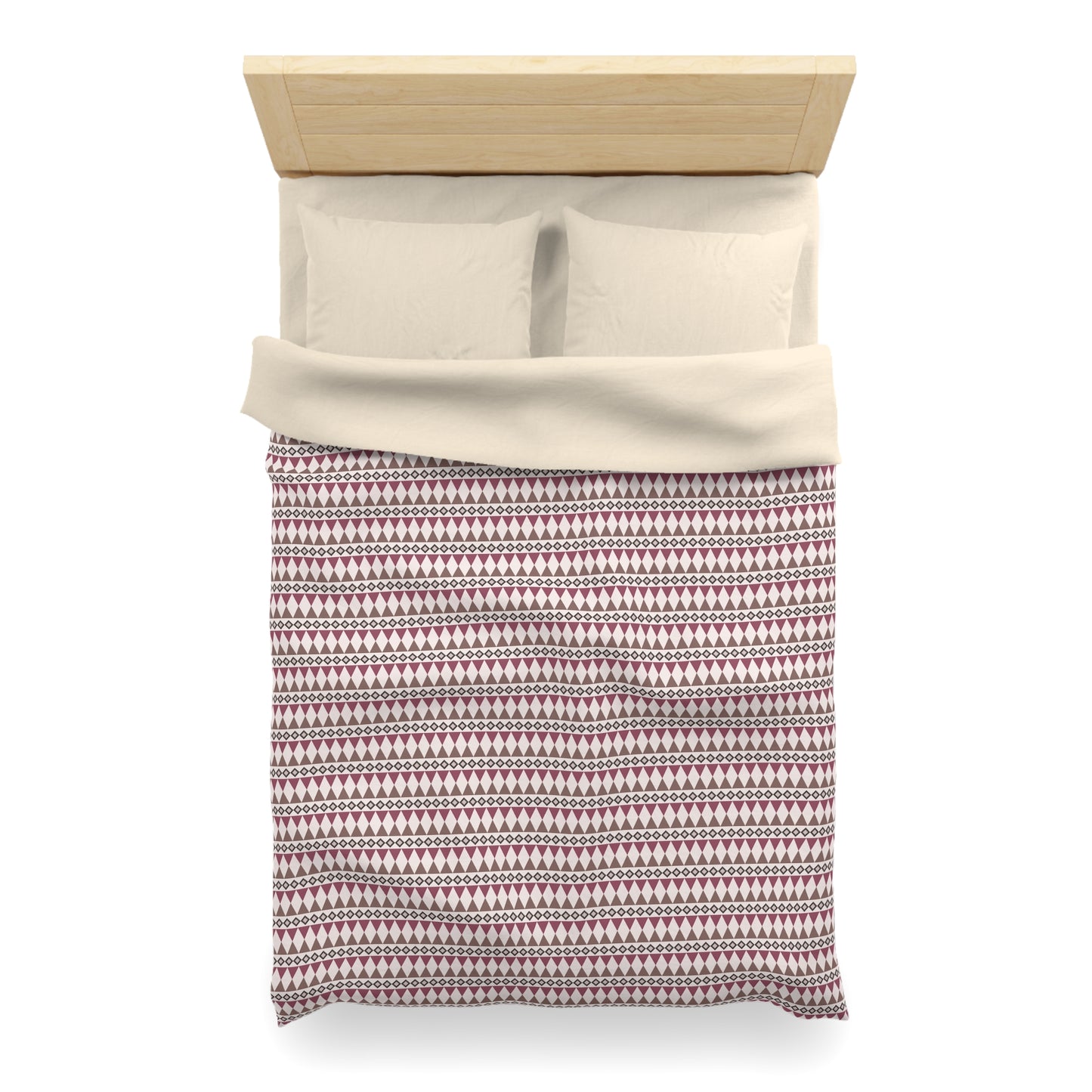 Rosewood Cairn Stripes Microfiber Duvet Cover