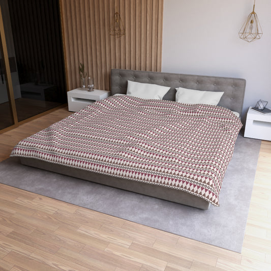 Rosewood Cairn Stripes Microfiber Duvet Cover