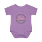 Pink Milestone Wreath Onesie-Seven Months