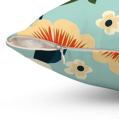 Joy Petals Throw Pillow