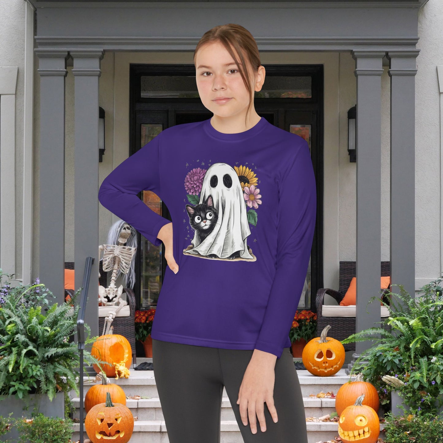 Boo & Purr Youth Long Sleeve Tee