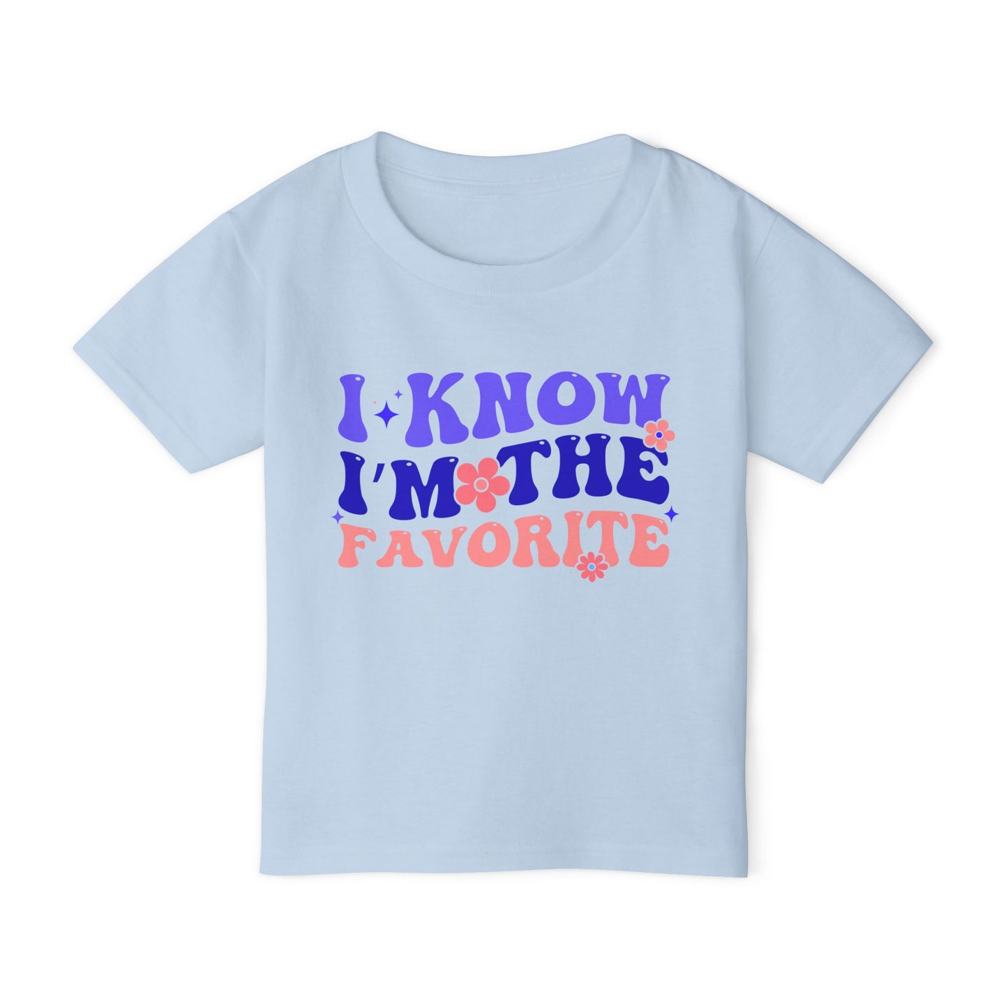 I Know I'm The Favorite Heavy Cotton™ Toddler T-shirt
