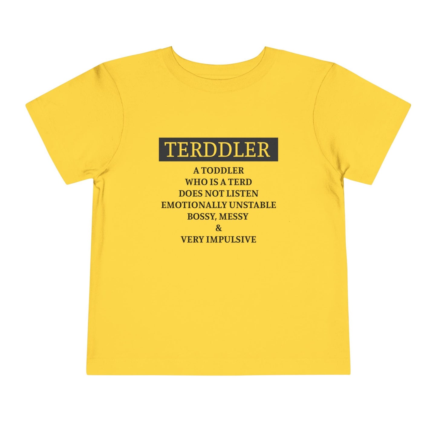 Terddler Definition Toddler Tee