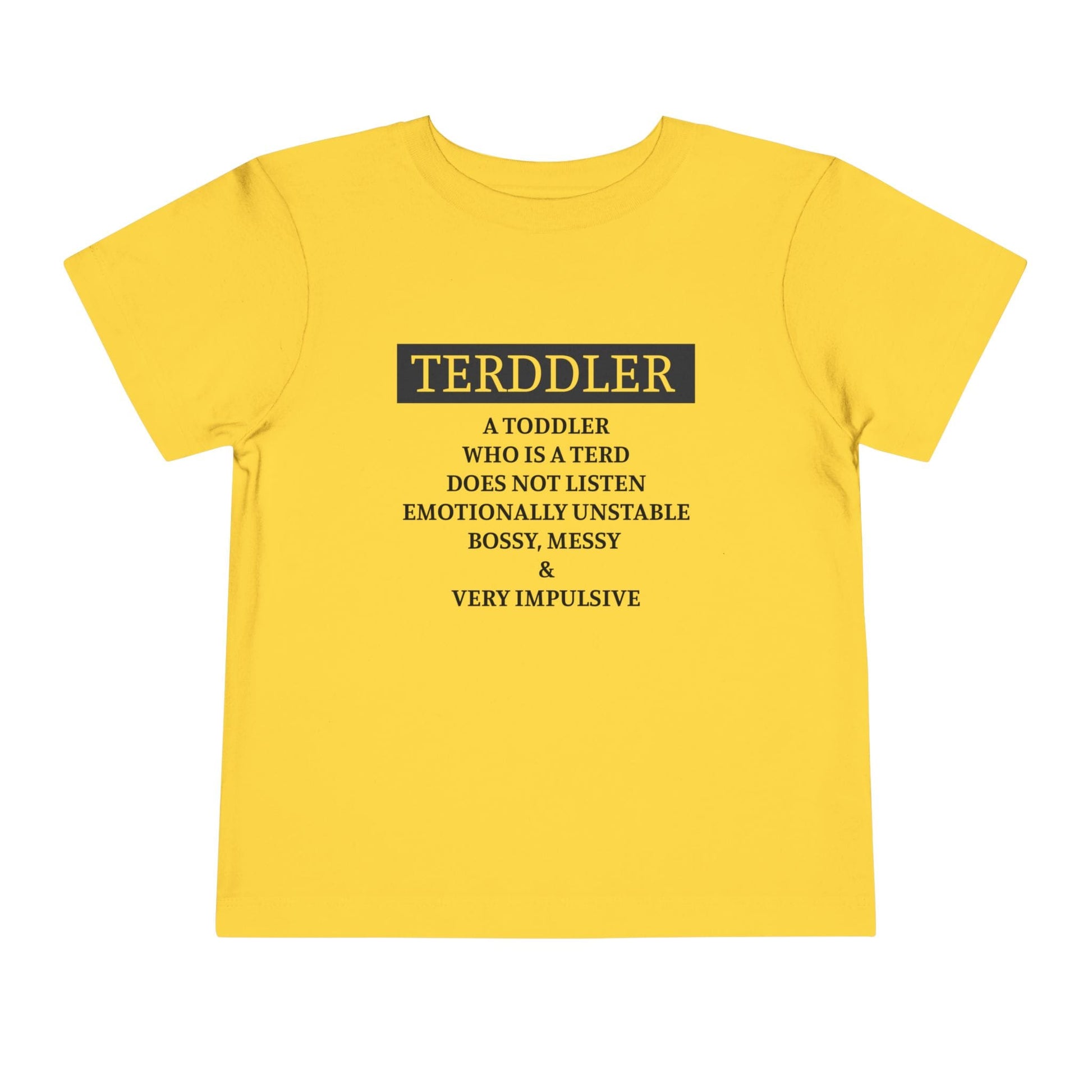 Terddler Definition Toddler Tee