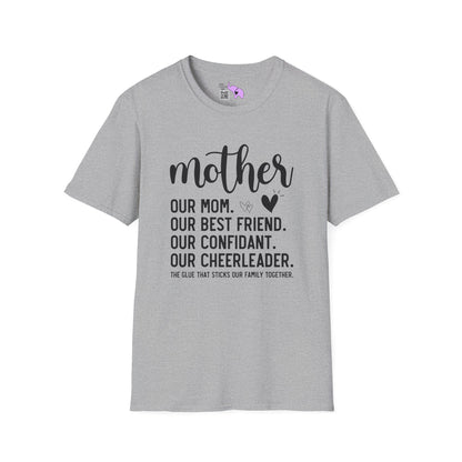 Mother The Glue That Sticks Our Family Together Adult T-shirt