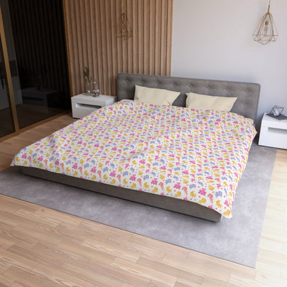 Axolotl Whimsy Microfiber Duvet Cover