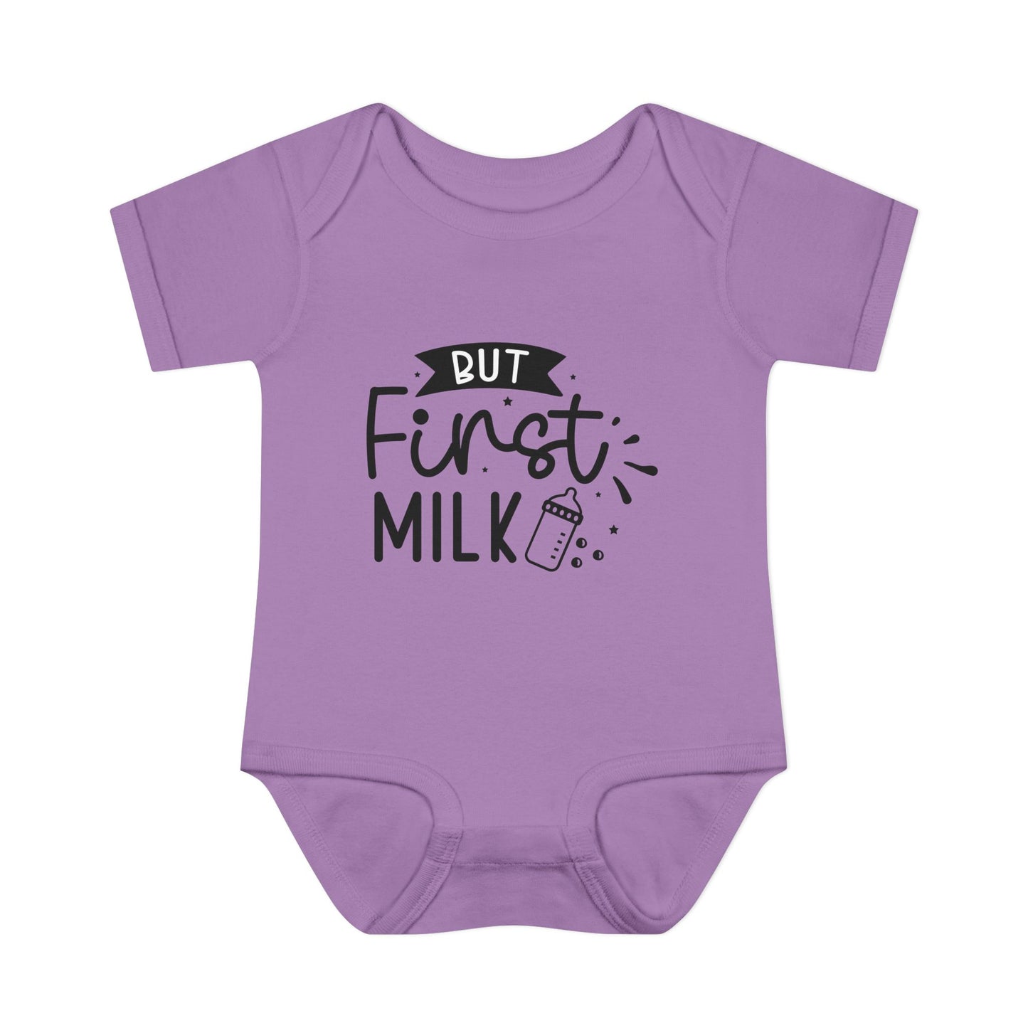 But First Milk Infant Baby Rib Bodysuit