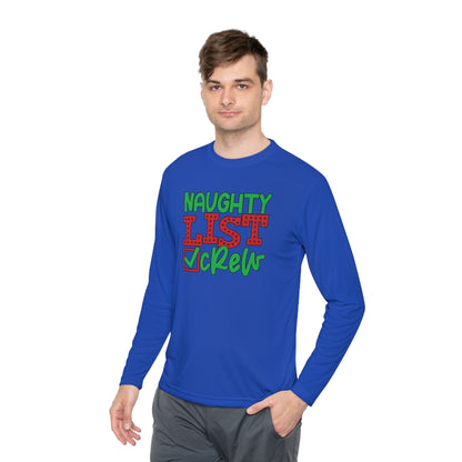 Naughty List Crew Adult Long Sleeve Tee