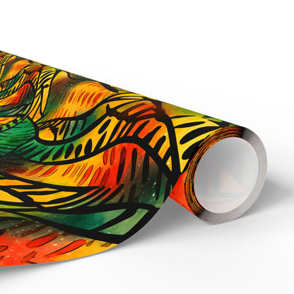 Kuumba Spark Kwanzaa Wrapping Paper