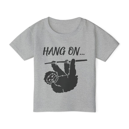 Hang On (Sloth) Heavy Cotton™ Toddler T-shirt