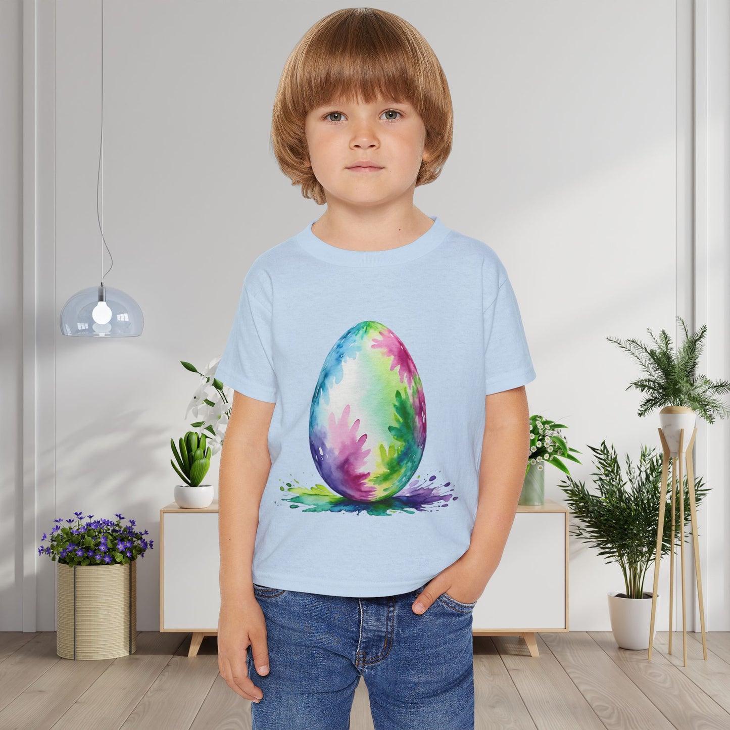 Colorful Easter Egg Heavy Cotton™ Toddler T-shirt