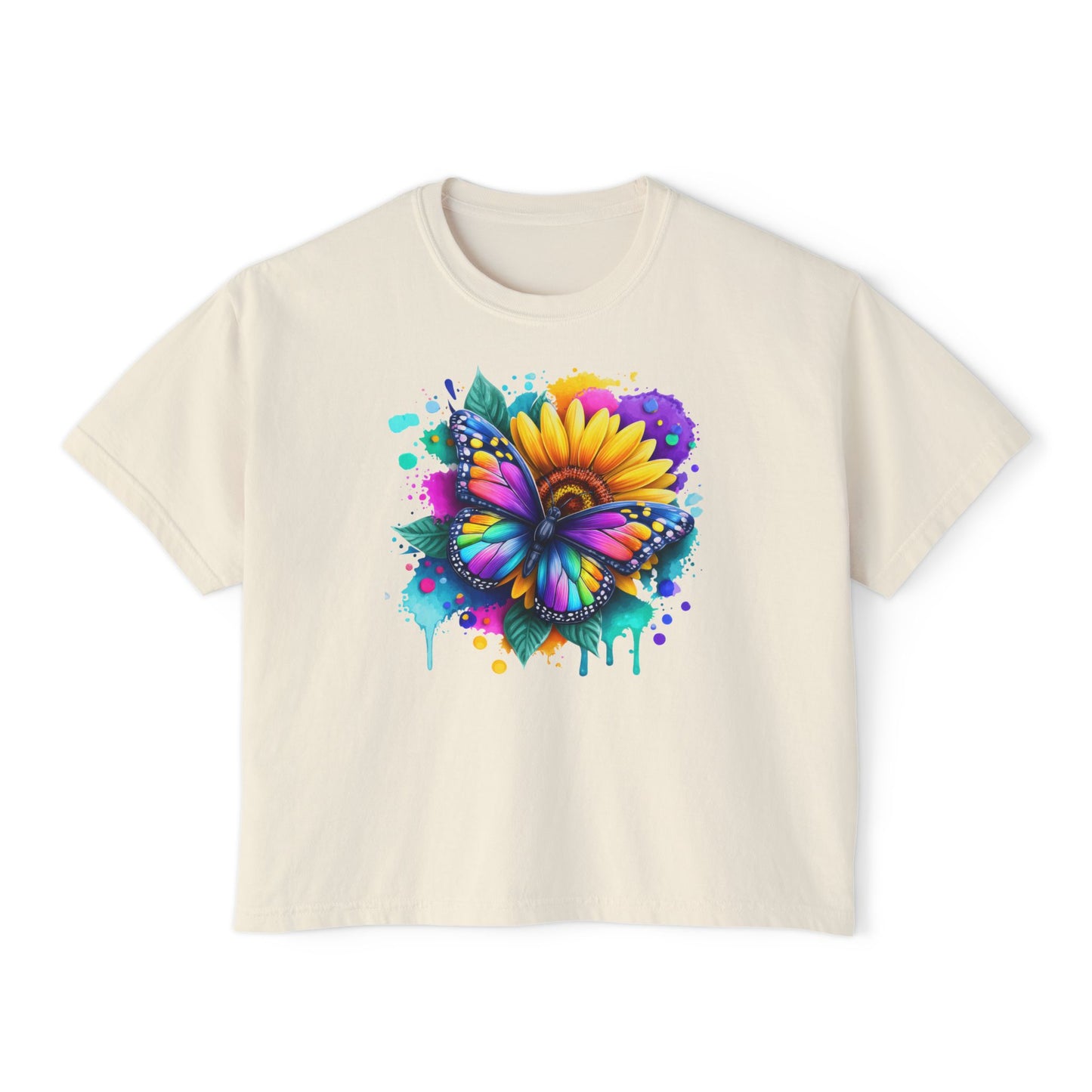 Bloom & Flutter Women's Boxy Tee