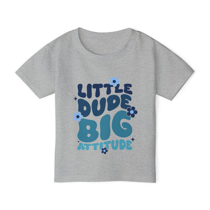 Little Dude Big Attitude Heavy Cotton™ Toddler T-shirt