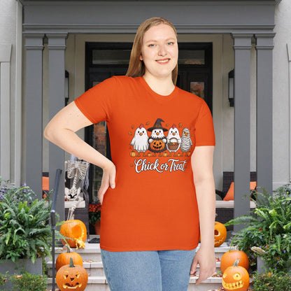 Chick or Treat Adult T-shirt