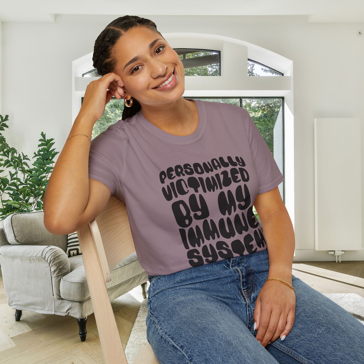 Personally Victimized By My Immune System Adult T-shirt