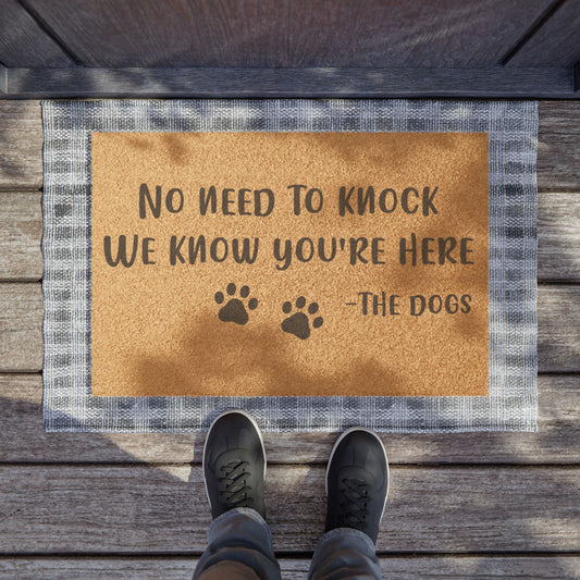 No Need To Knock... Coconut Fiber Doormat