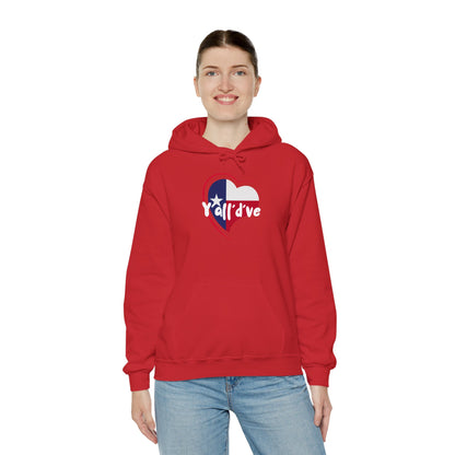 Yall'd've (Texas) Heavy Blend™ Hooded Sweatshirt