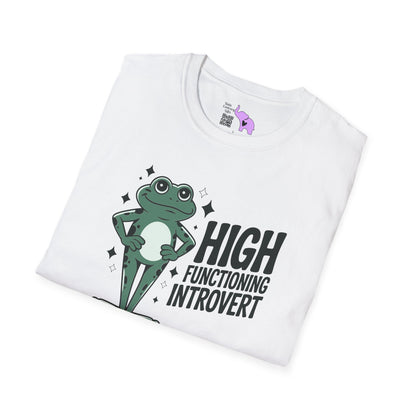 High Functioning Introvert Adult T-shirt