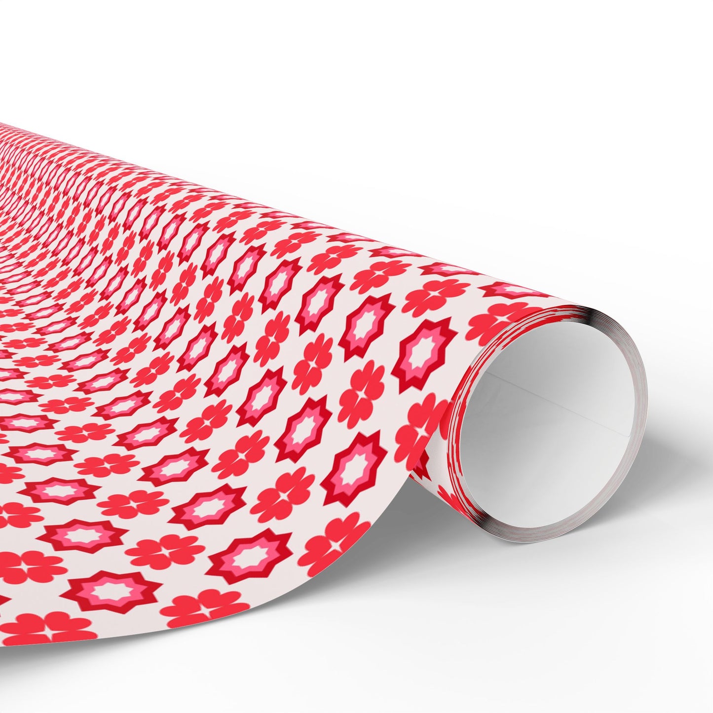 Scarlet Star Garden Wrapping Paper
