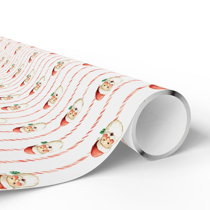 Claus & Canes Wrapping Paper