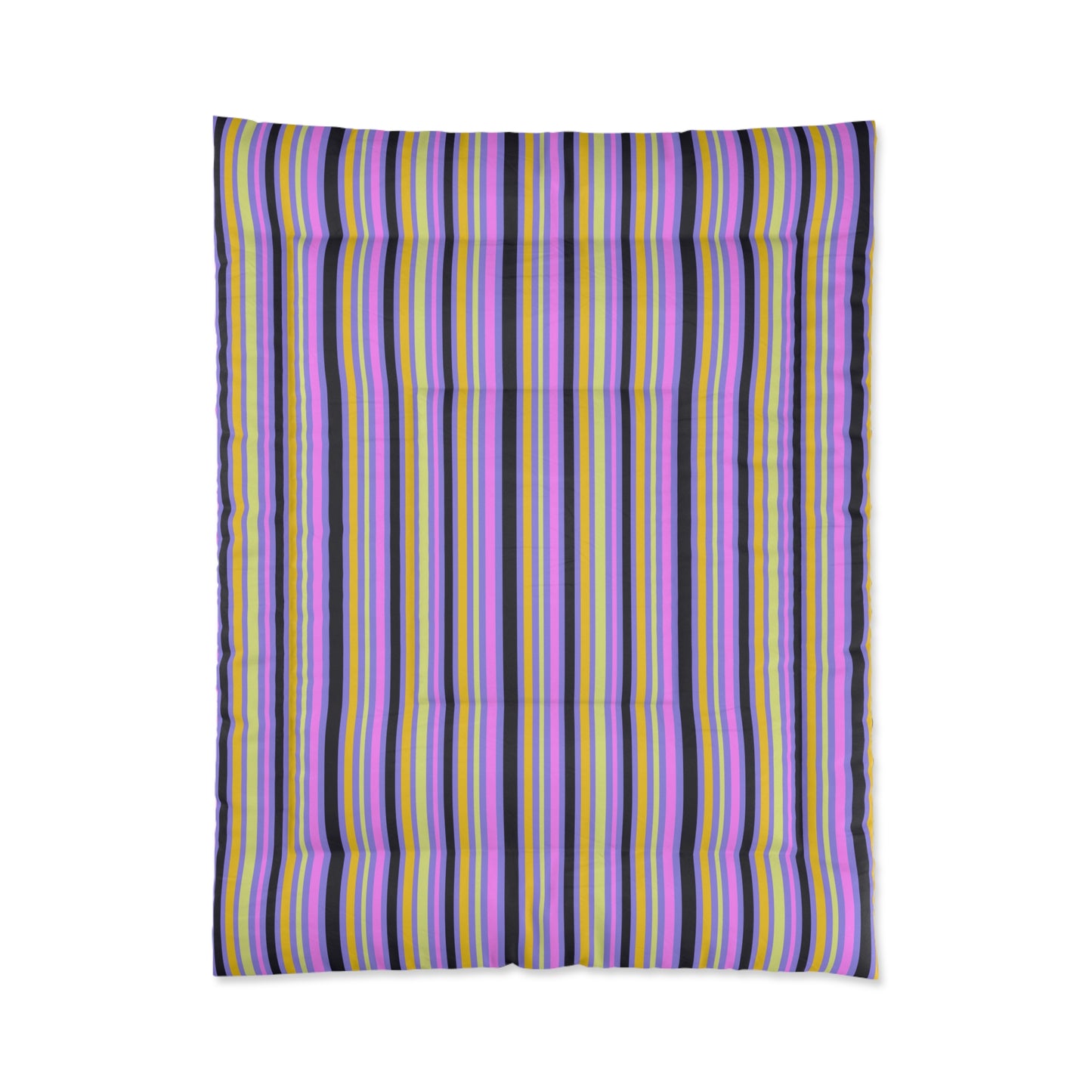 Midnight Pop Stripes Comforter