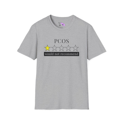 PCOS 1 Star Would Not Recommend Adult T-shirt