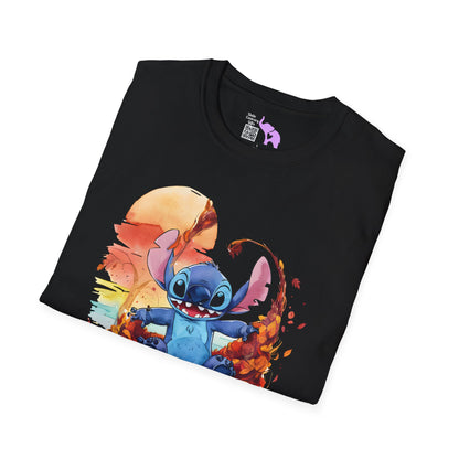 Autumn Leaves Stitch Adutl T-shirt