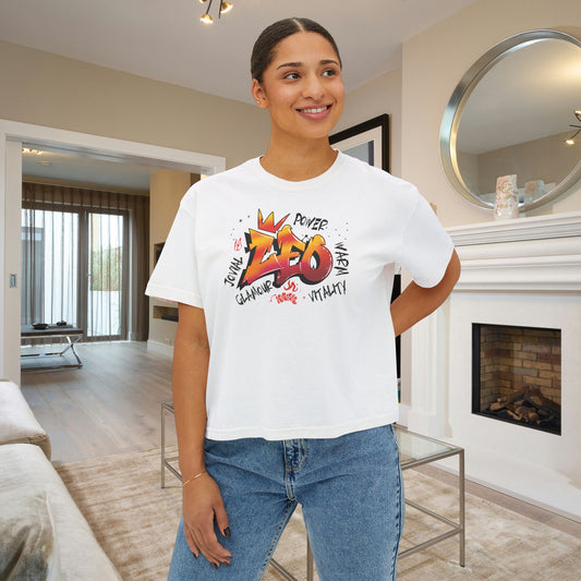 Leo Street Art Women's Boxy Tee