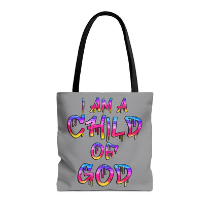 I Am A Child of God Canvas Tote Bag