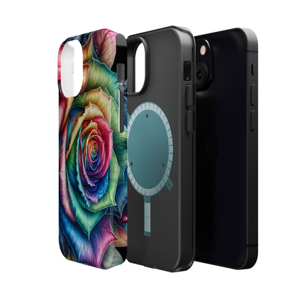 Colorful Rose MagSafe® Compatible Tough Case for iPhone
