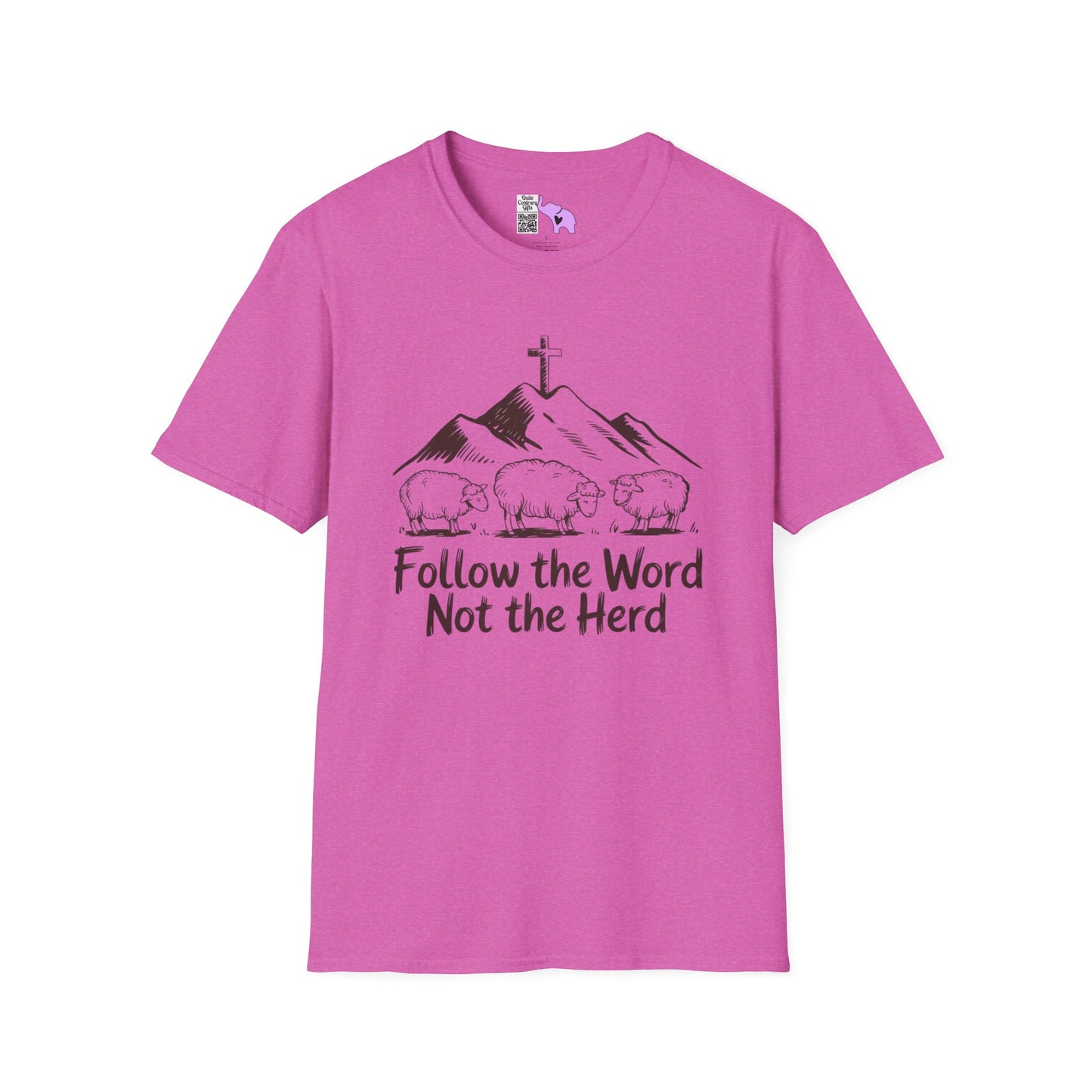 Follow The Word Not The Herd Adult T-shirt