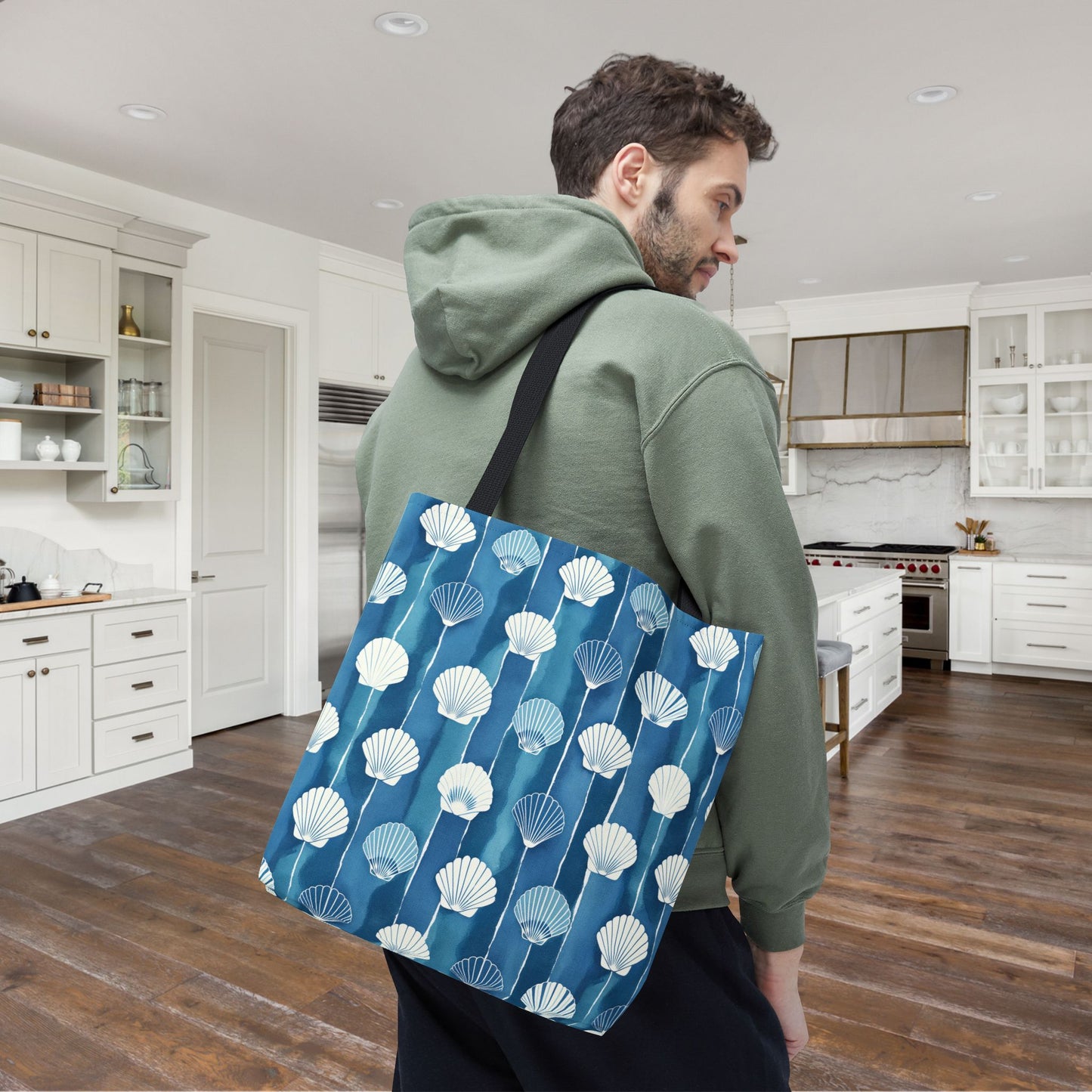 Oceanline Shells Canvas Tote Bag