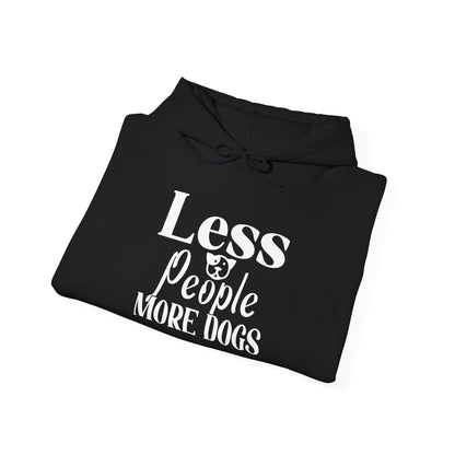 Less People More Dogs Heavy Blend™ Hooded Sweatshirt