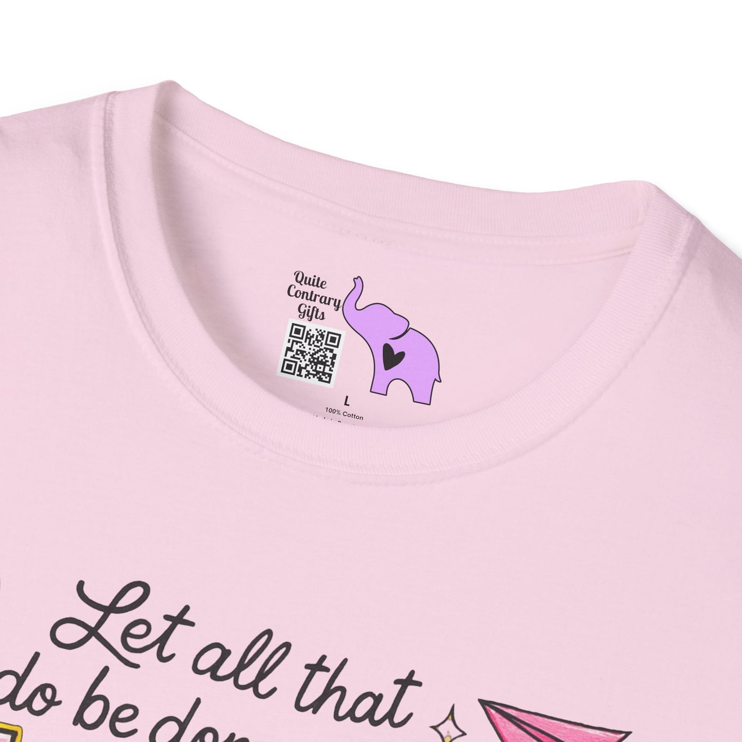 ""Let All That You Do Be Done In Love Adult T-shirt