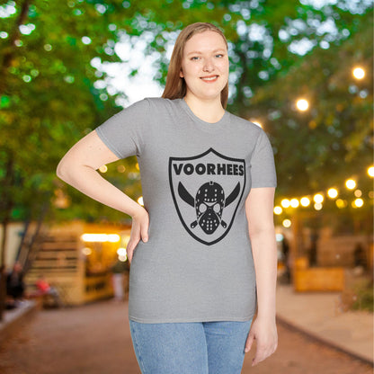 Jason Voorhees Hockey Shield Adult T-shirt
