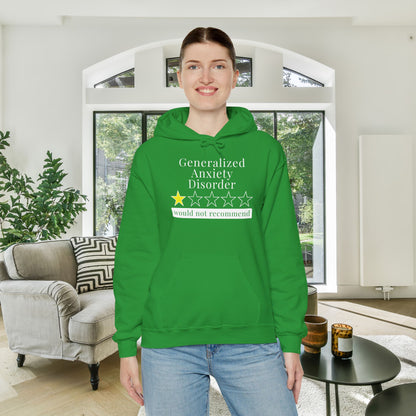Generalized Anxiety Disorder 1 Star Would Not Recommend Heavy Blend™ Hooded Sweatshirt