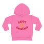 Happy Hanukkah Toddler Pullover Fleece Hoodie