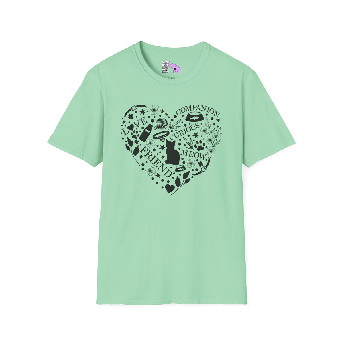 Cats Fill My Heart Adult T-shirt