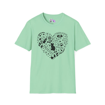 Cats Fill My Heart Adult T-shirt
