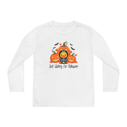 Just Waiting for Halloween Youth Long Sleeve Tee