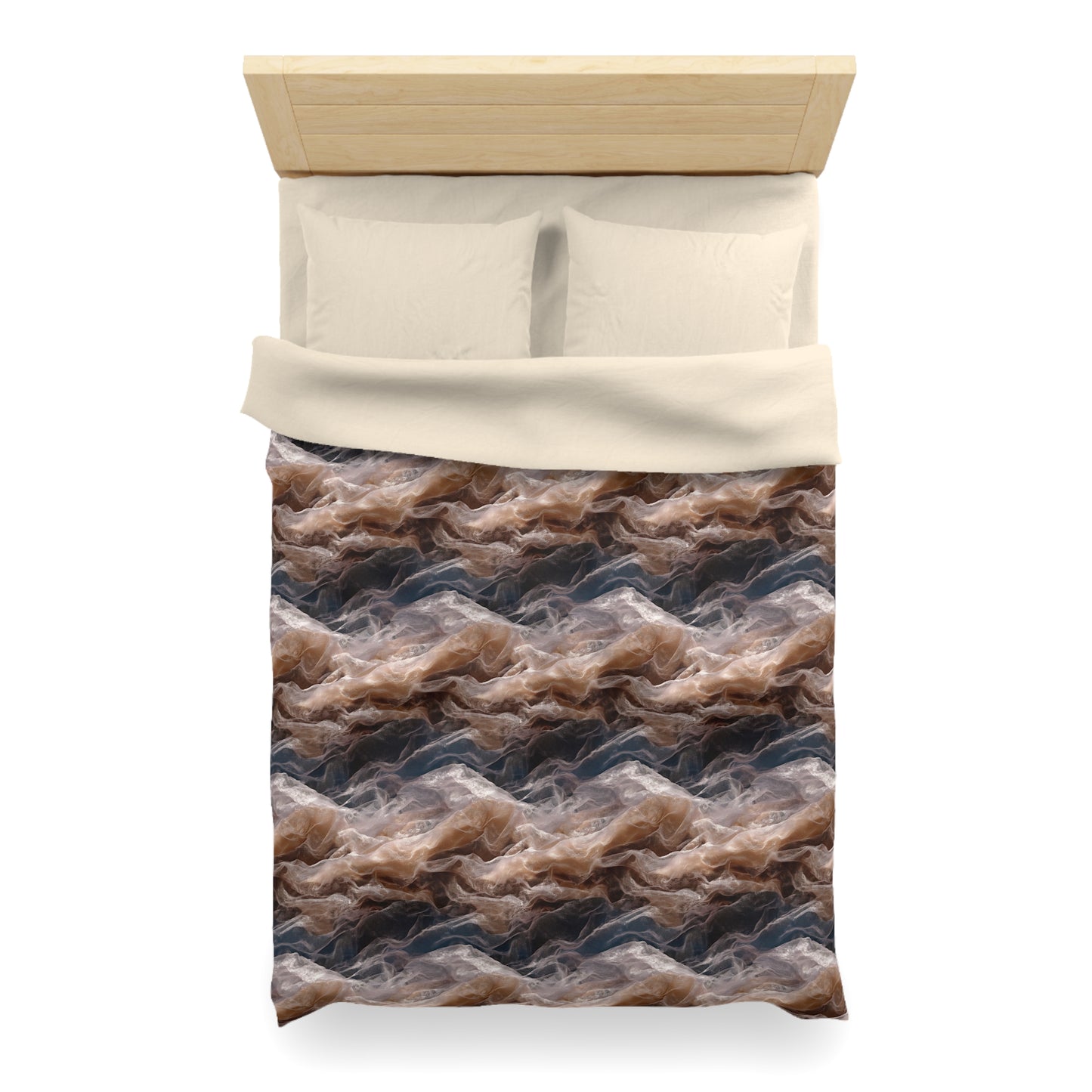 Dawnveil Sheer & Lace Duvet Bedding Set