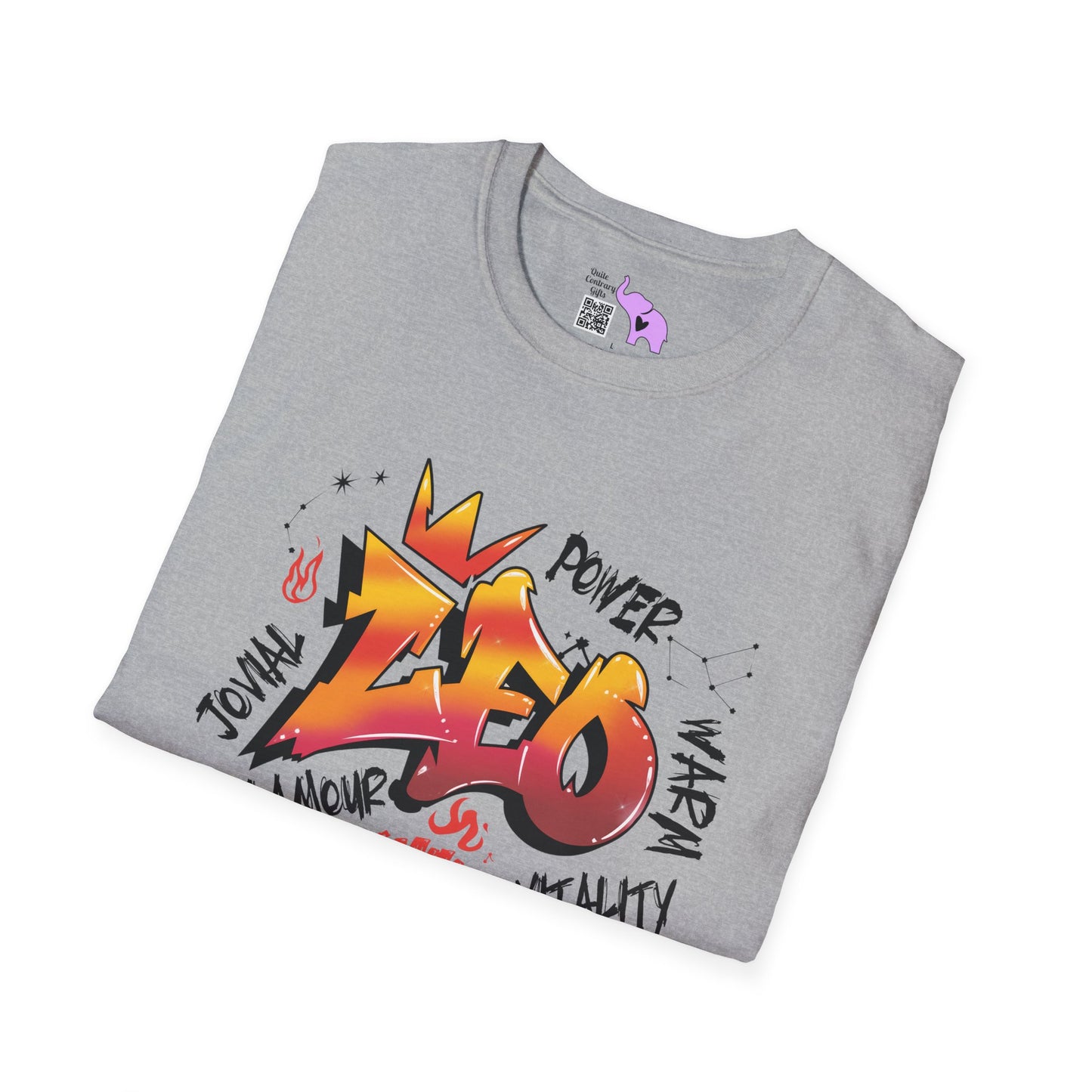 Leo Street Art Adult T-shirt