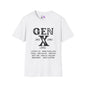 GenX 1970 Adult T-shirt