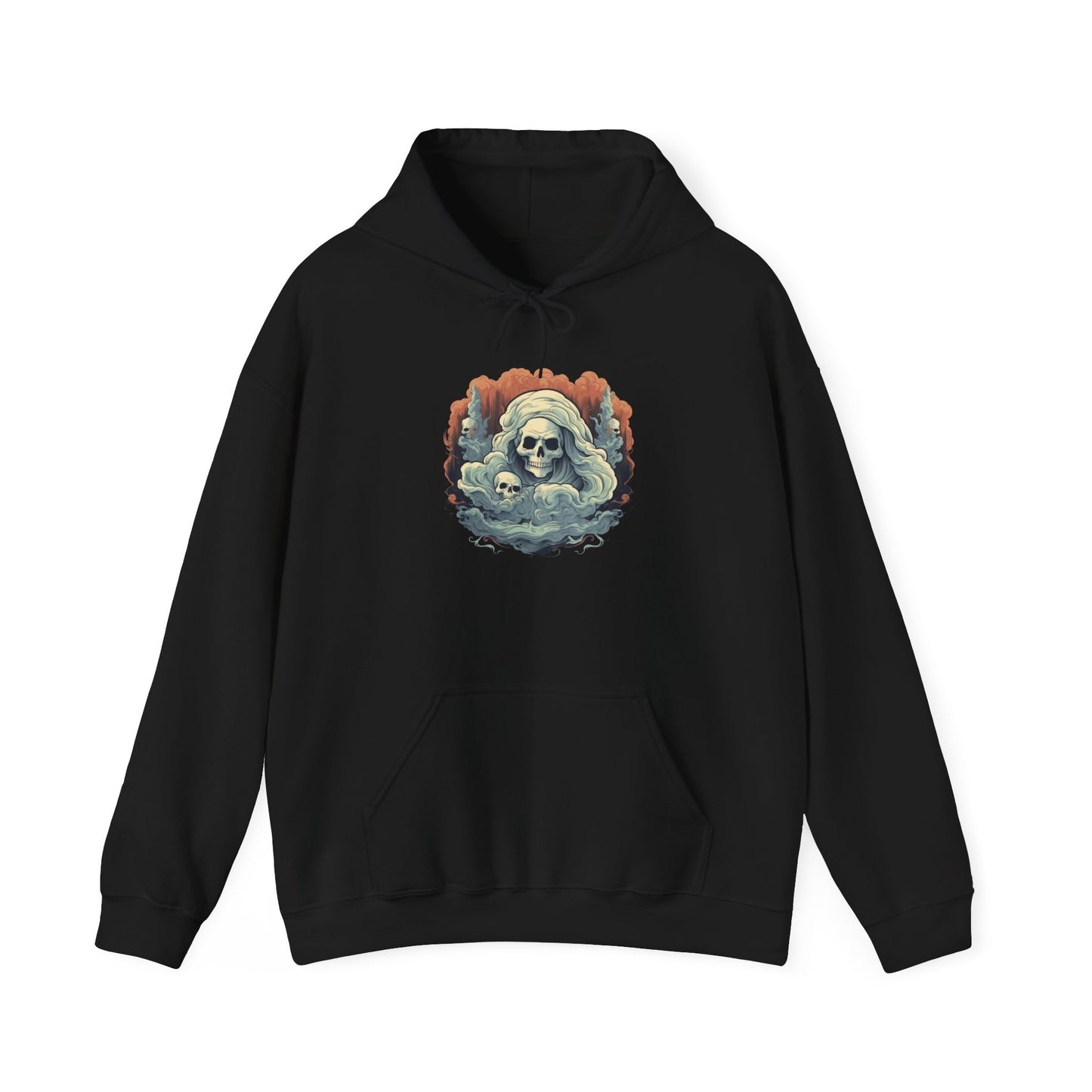 Creepy Ghost 4 Heavy Blend™ Hooded Sweatshirt